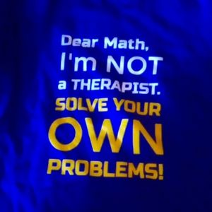 Dear math tee